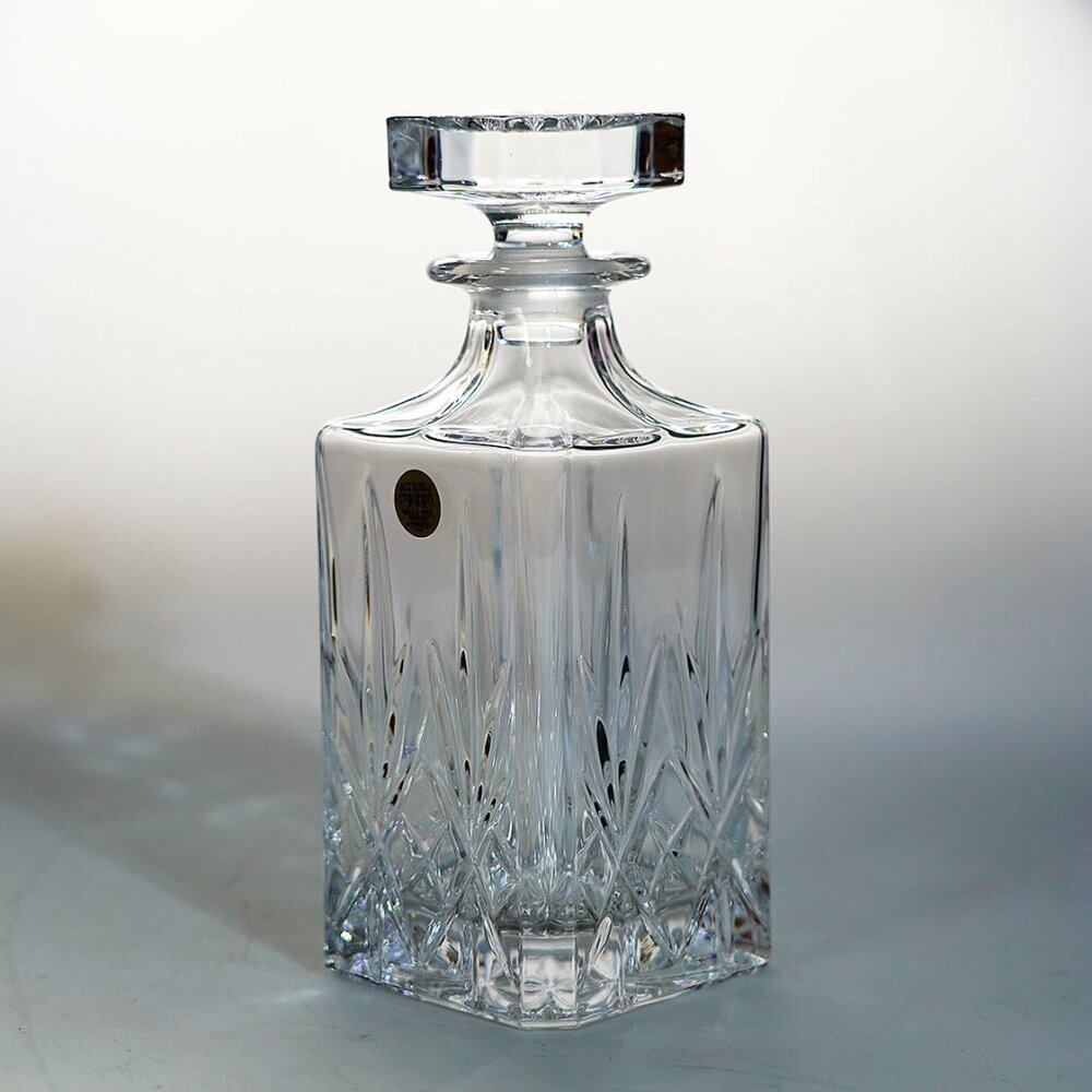 New Capri, Italian Lead Crystal Whiskey Decanter